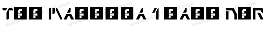 tsp machina 1 caps Normal字体转换